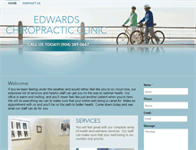 Tablet Screenshot of edwardschiropractic.net